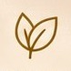 Hypoallergenic icon - gold leaf, cropped from the approved brand banner