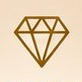 Tarnish-free icon - gold diamond, cropped from the approved brand banner
